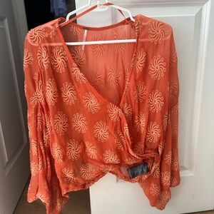 Free People Long-sleeve Blouse